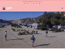 Tablet Screenshot of camping-aourir.com